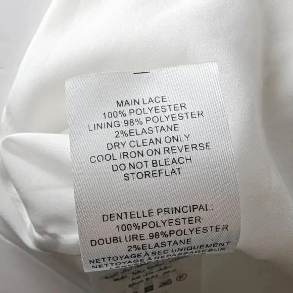 Self-Portrait Blouse Size Small Long Sleeves Bridal Kate Middleton - Picture 12 of 14